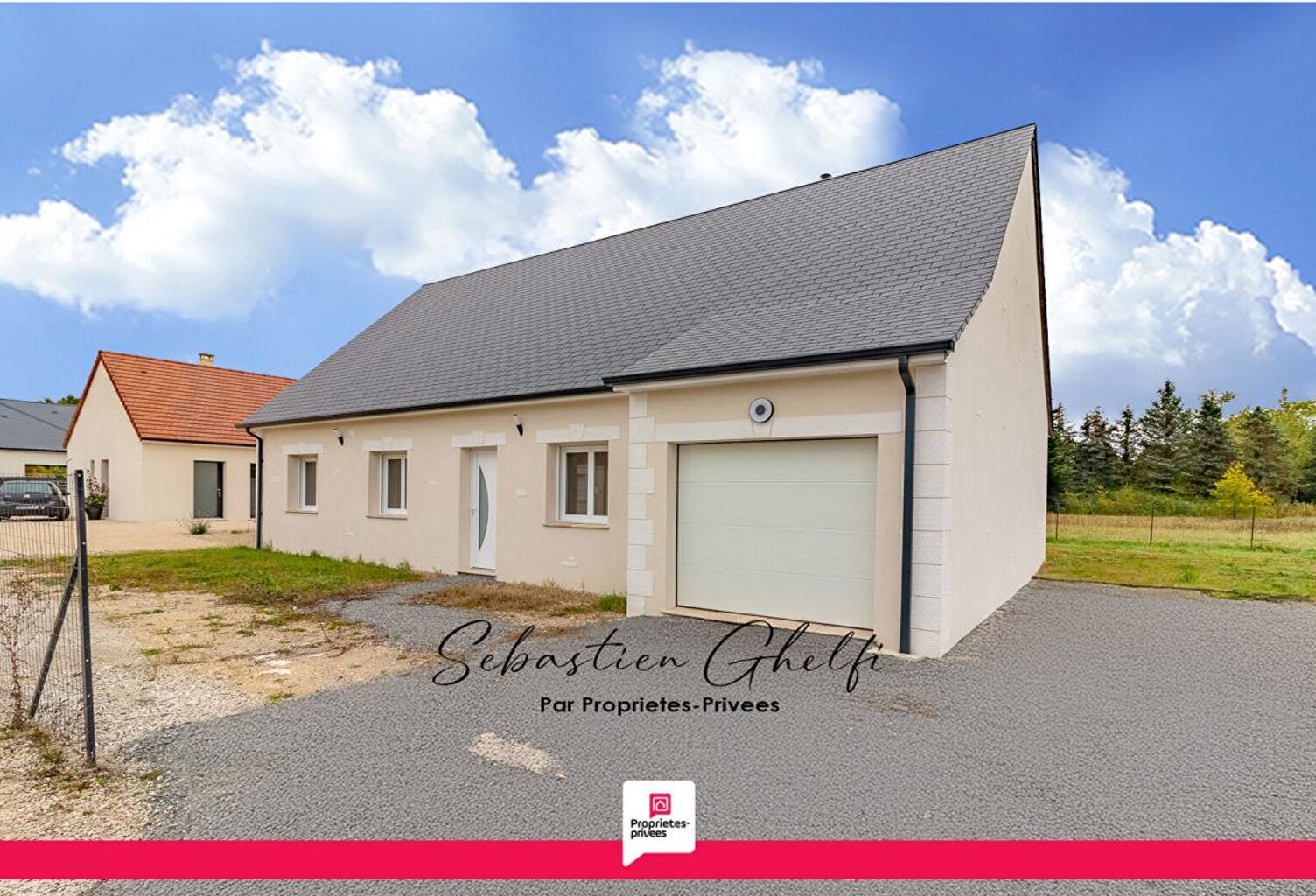 belle maison de plain pied avec 3 chambres cellier et garage — photo 1