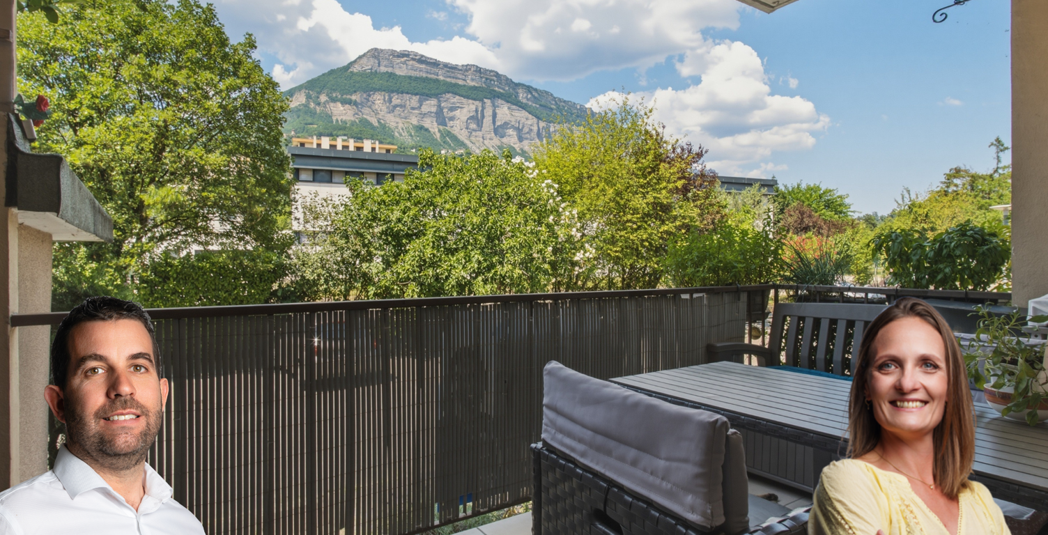 Isère (38) - A Vendre MEYLAN - Appartement T4 traversant 67 — photo 1