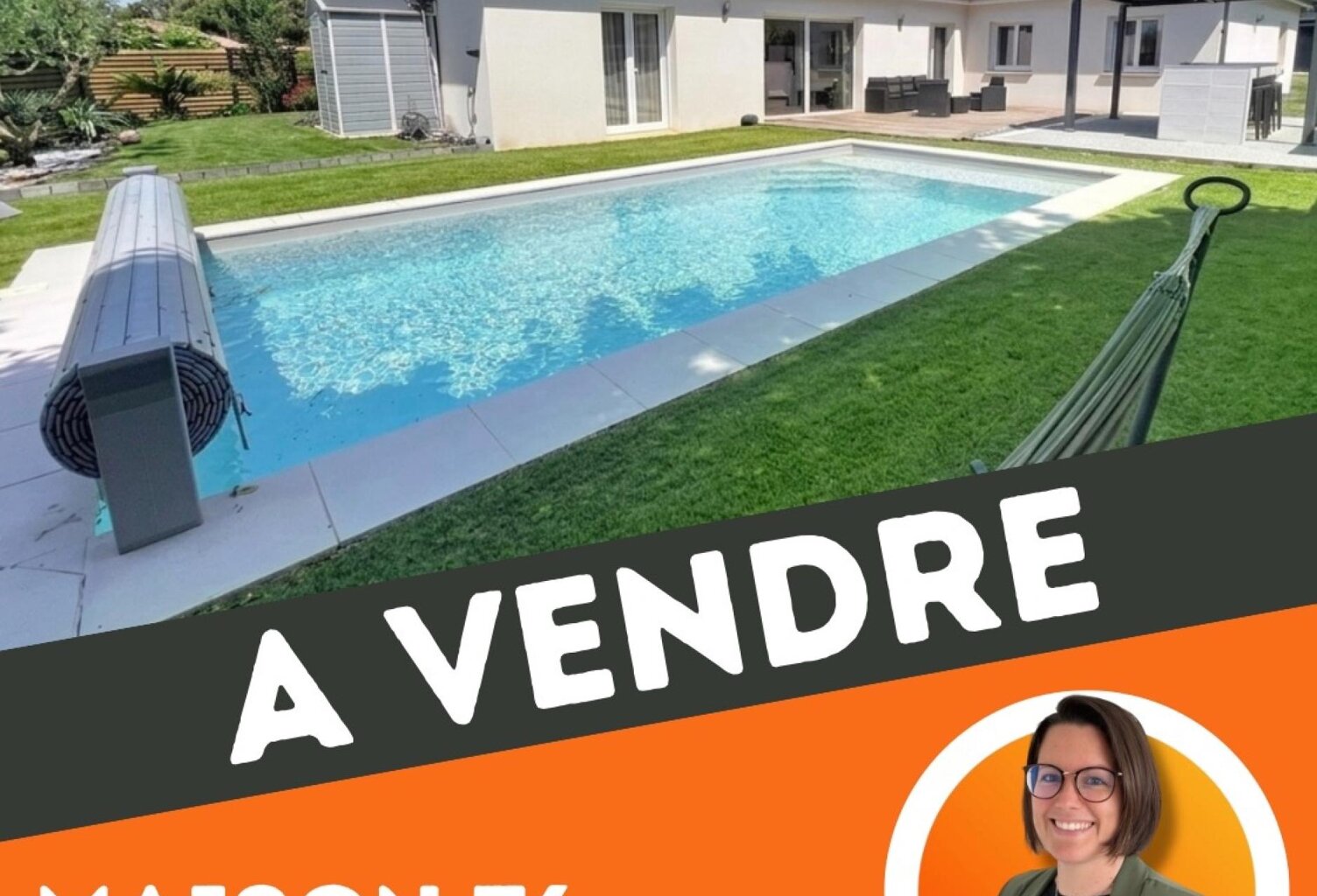 Maison contemporaine de plain-pied  142 m²  Terrain 927 m²  Montberon — photo 1