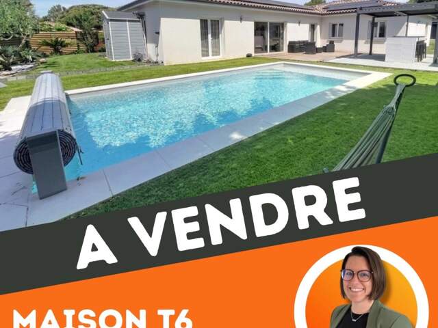Maison contemporaine de plain-pied  142 m²  Terrain 927 m²  Montberon — photo du bien