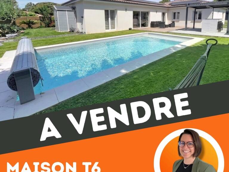 Maison contemporaine de plain-pied  142 m²  Terrain 927 m²  Montberon — photo 1