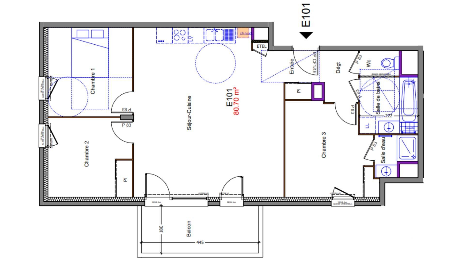 Vente Appartement 4 pièces - Photo 4