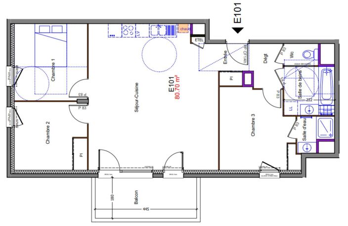 Vente Appartement 4 pièces — photo 4