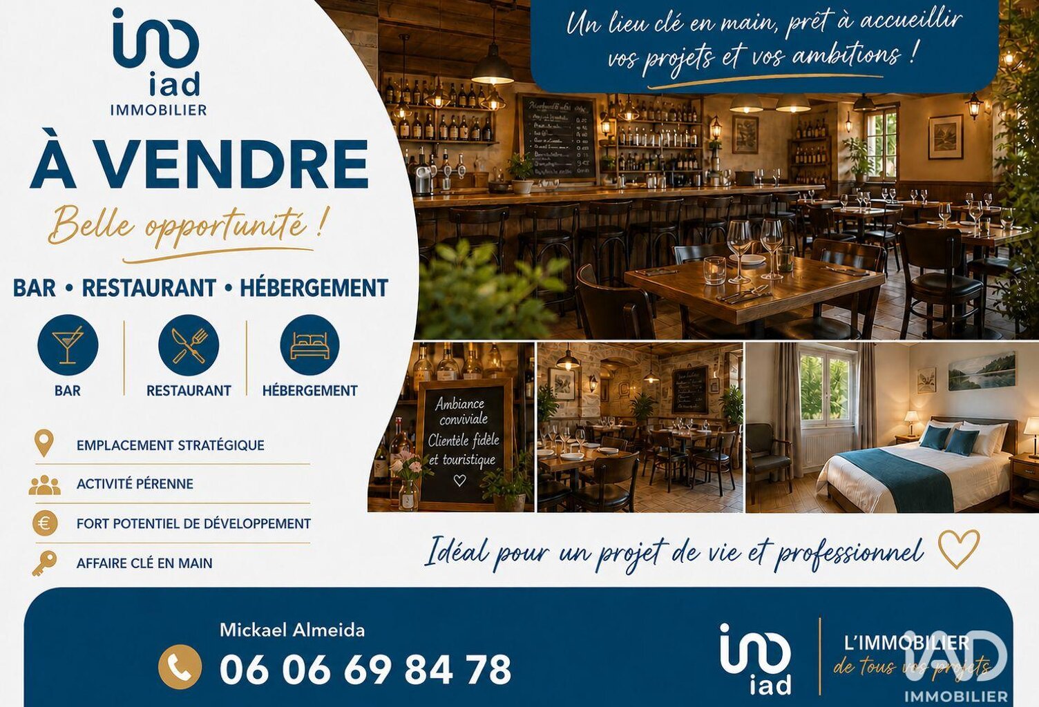 Vente Hôtel-restaurant 500 m&sup2; — photo 1