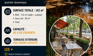 Commerce  142 m² à vendre à Paris 13 (75013)