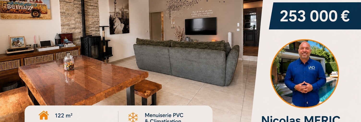 Maison 5 Pièces 122 m² à vendre à Bellegarde (30127)