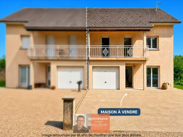 Choisey – Maison récente de 2010 – 4 chambres, bureau et jardin de 510 m² — photo du bien