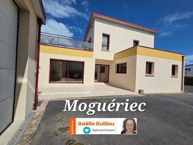 MOGUERIEC - SIBIRIL : Contemporaine de 140m² - Vie de plain pied - A deux pas des plages et du port — photo du bien