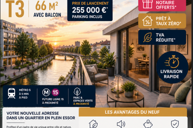 Appartement 2 pièces 252000 €