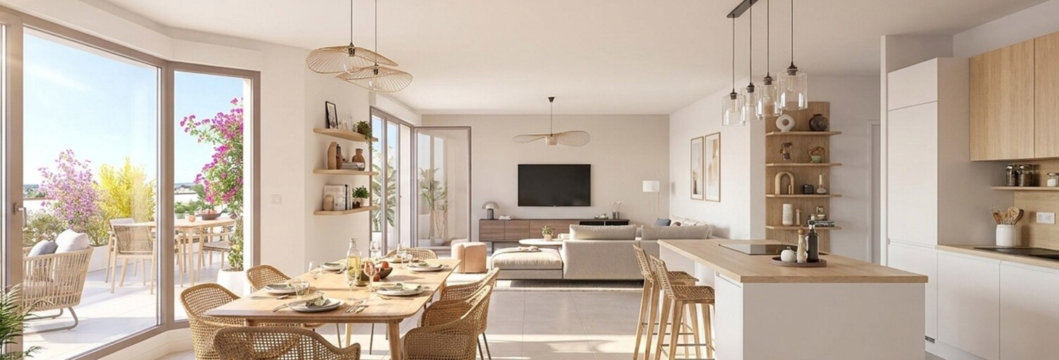 Appartement neuf T1, T2, T3, T4, T5 Pièce 24 à 107 m² à vendre à Saint-Priest (69800)
