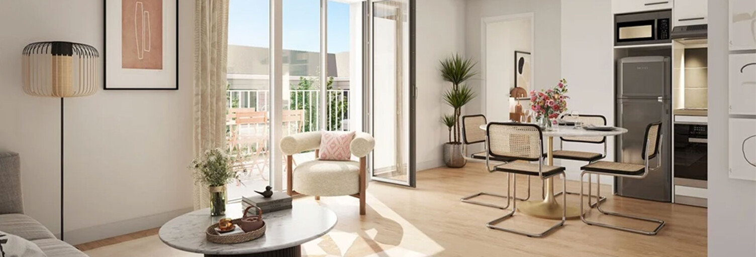 Appartement neuf T1, T2 Pièce 20 à 46 m² à vendre à Bonnières-sur-Seine (78270)