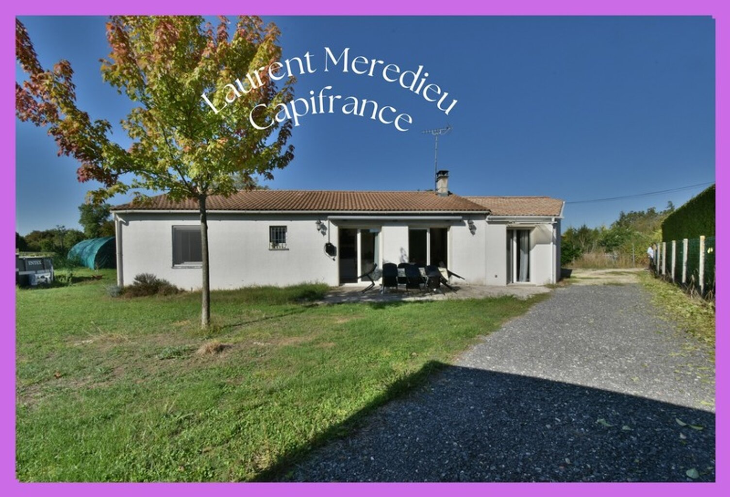 Maison de plain-pied de 130 m²- 4 chambres- avec grand jardin piscinable – Saint-Romain-la-Virvée — photo 1