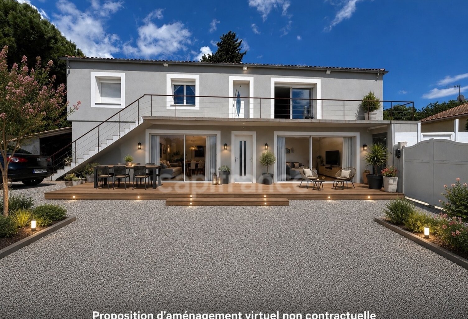 POUSSAN (34), À VENDRE MAISON P4 DE 105 m2, TERRAIN 613 m2, GARAGE 103 m2, PISCINE, PROCHE TOUTES COMMODITÉS — photo 1