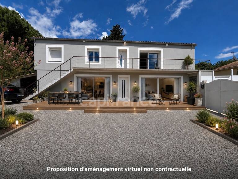 POUSSAN (34), À VENDRE MAISON P4 DE 105 m2, TERRAIN 613 m2, GARAGE 103 m2, PISCINE, PROCHE TOUTES COMMODITÉS — photo 1