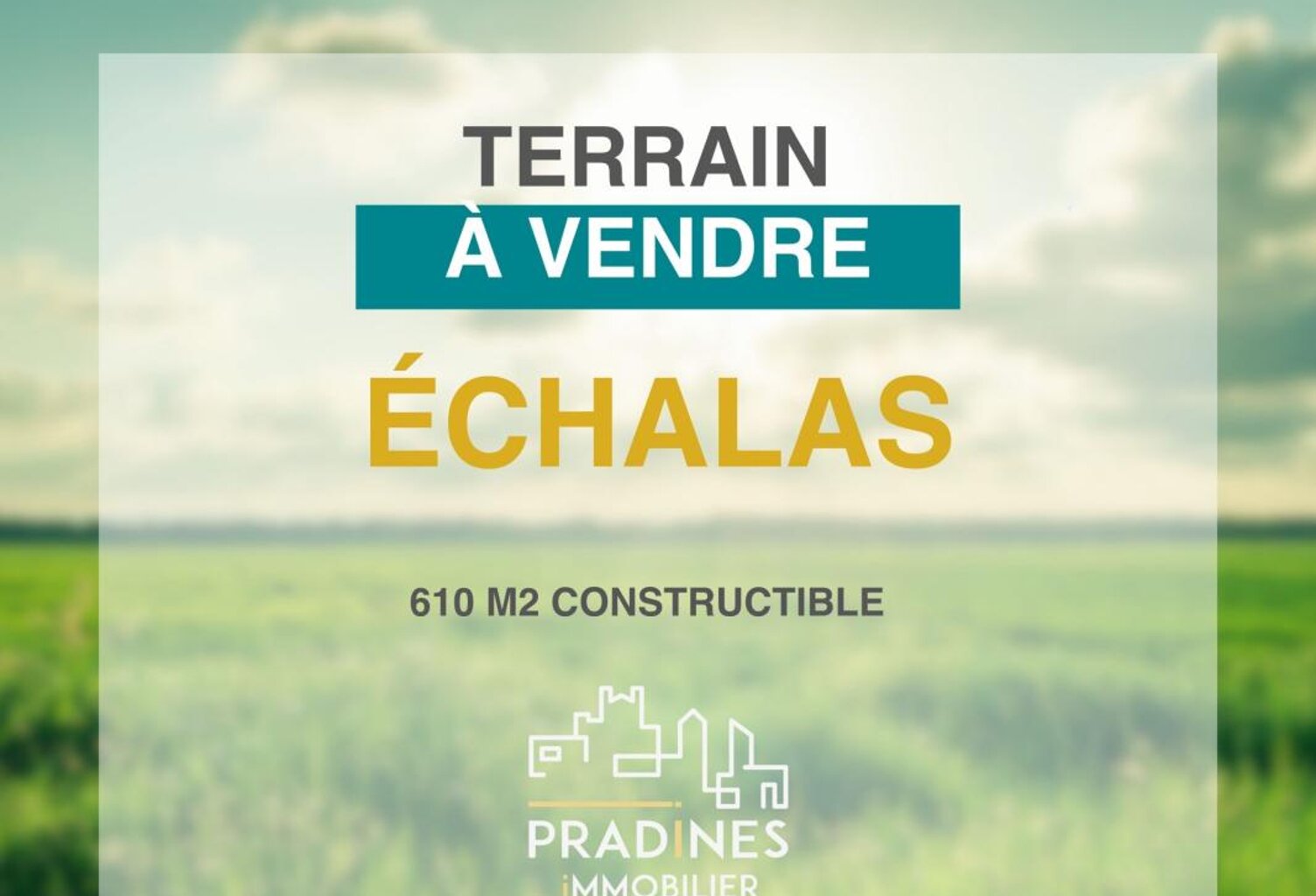 Terrain à vendre Échalas — photo 1