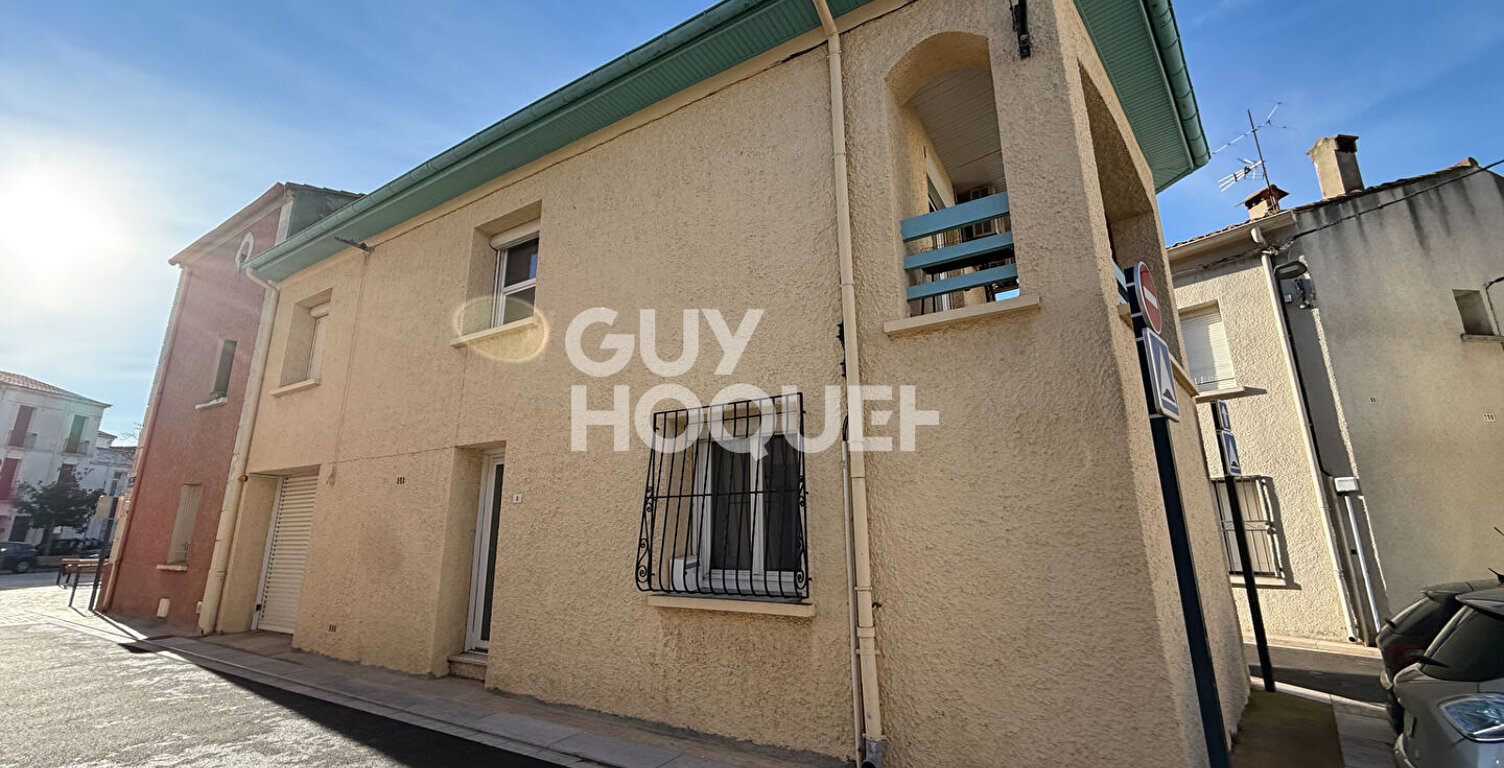 Maison de Village en 3 faces, F4  avec garage et terrasse. A vendre VILLELONGUE DE LA SALANQUE (66140) — photo 1