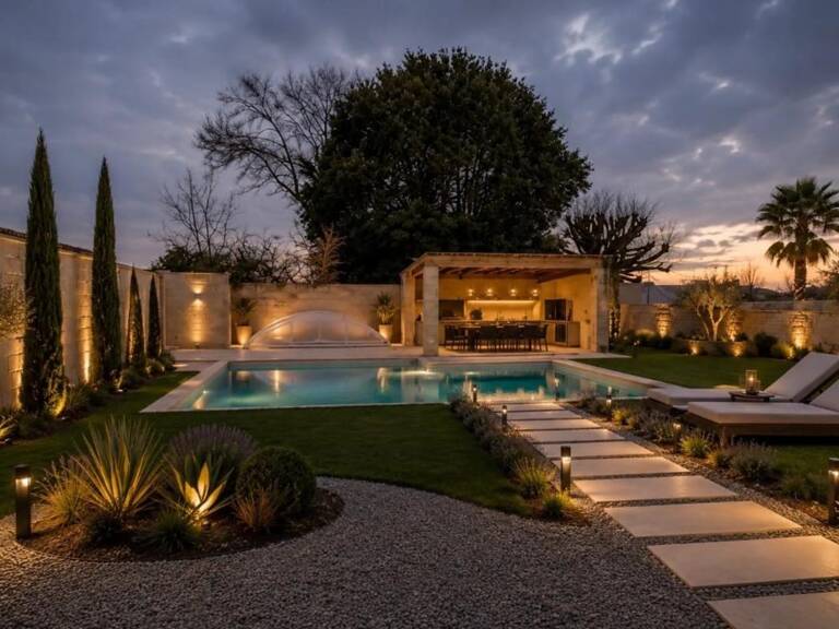 Maison moderne avec piscine à Villars-en-Pons — photo 1