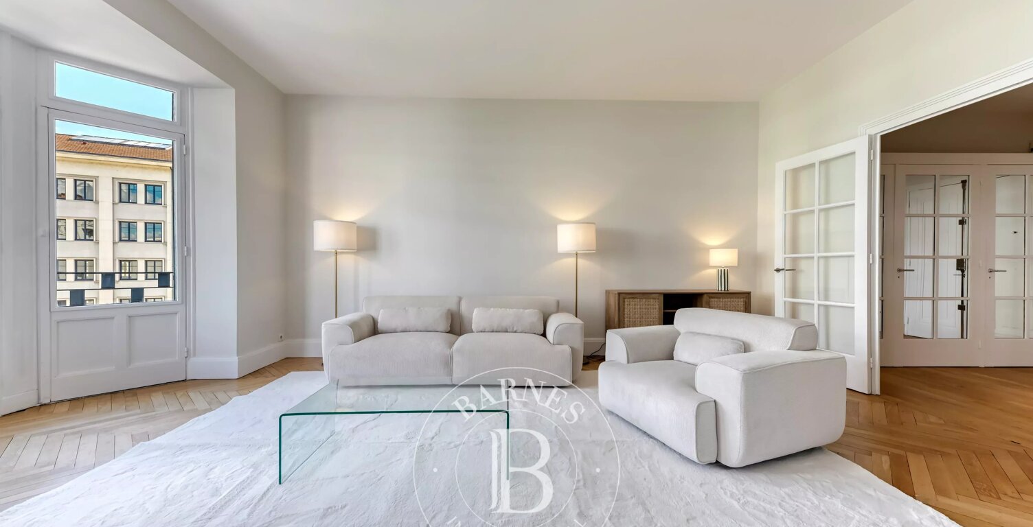 Lyon 6 - Brotteaux - Appartement meublé et climatisé de 132.25 m² - Balcon  - Bureau - 2 Chambres — photo 1