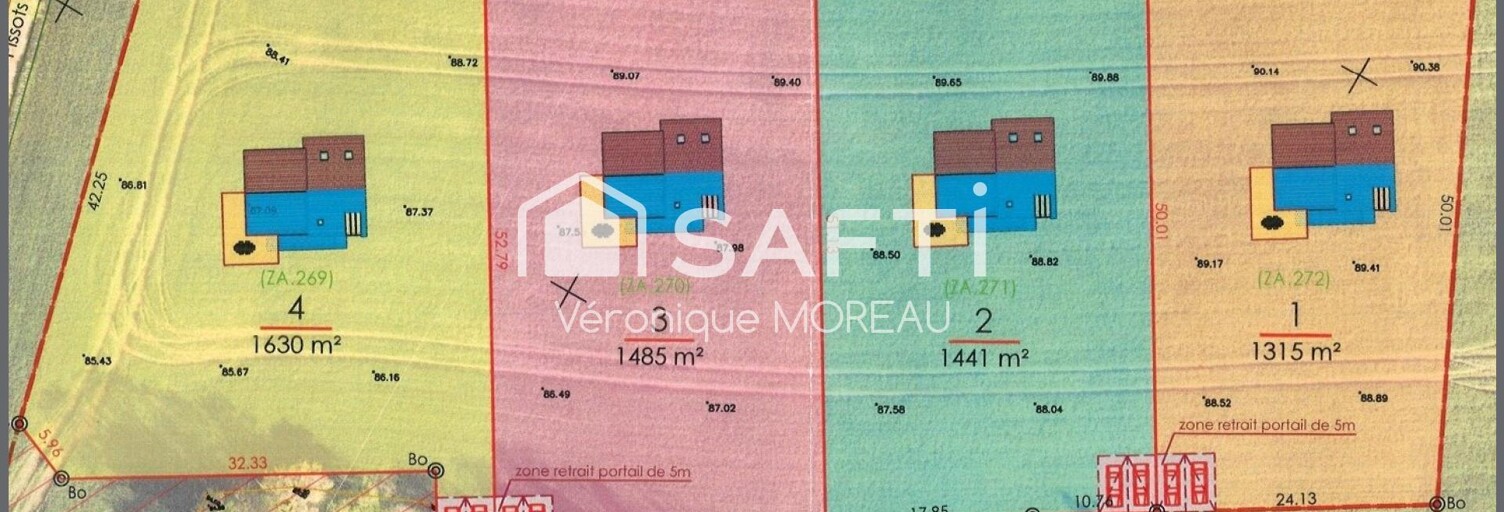 Terrain  1315 m² à vendre à Maizet (14210)