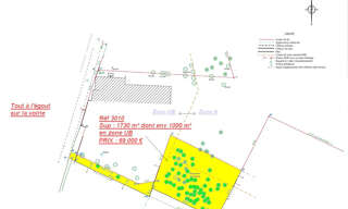 Terrain  1730 m² à vendre à Saint-Yzan-de-Soudiac (33920)