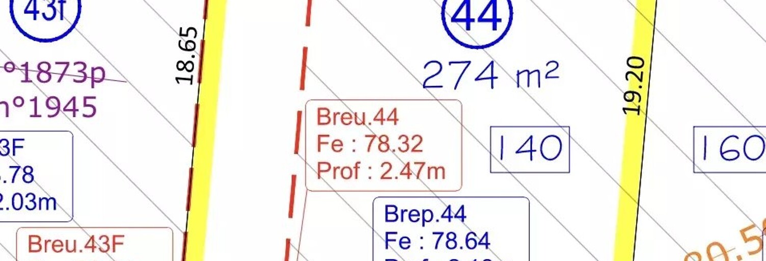 Terrain  274 m² à vendre à Châteaubourg (35220)