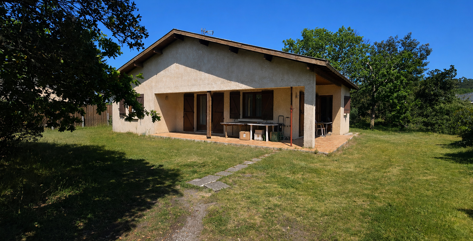 MAISON 85 M2   JARDIN PISCINABLE + GARAGE   LANTON — photo 1
