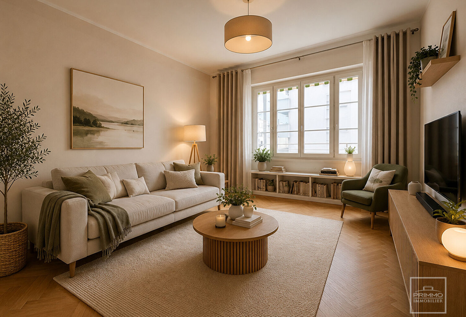 LYON 6, TRIANGLE D'OR, 67.09m², ETAGE ELEVE, BALCON — photo 1