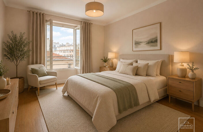 LYON 6, TRIANGLE D'OR, 67.09m², ETAGE ELEVE, BALCON — photo 5