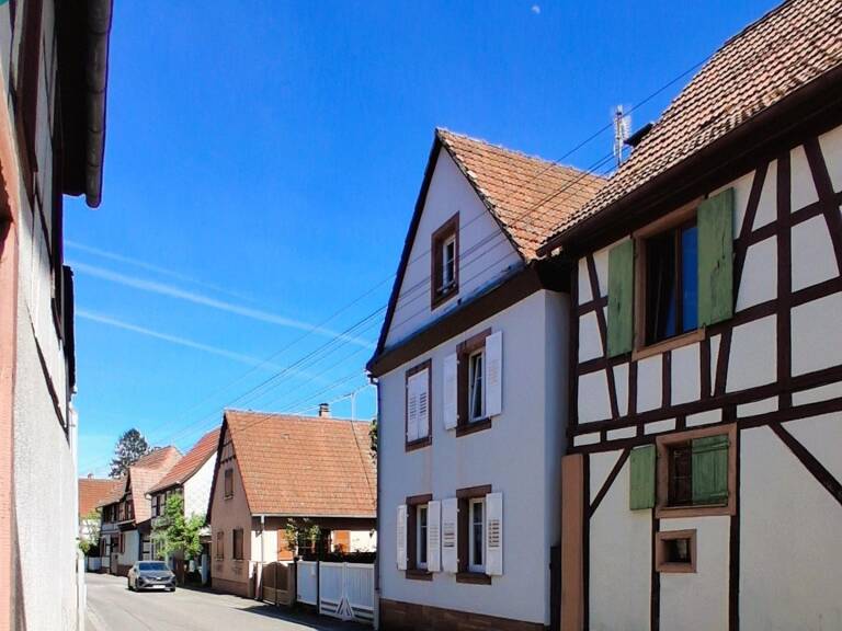 maison + jardin rue calme au centre de Woerth — photo 1