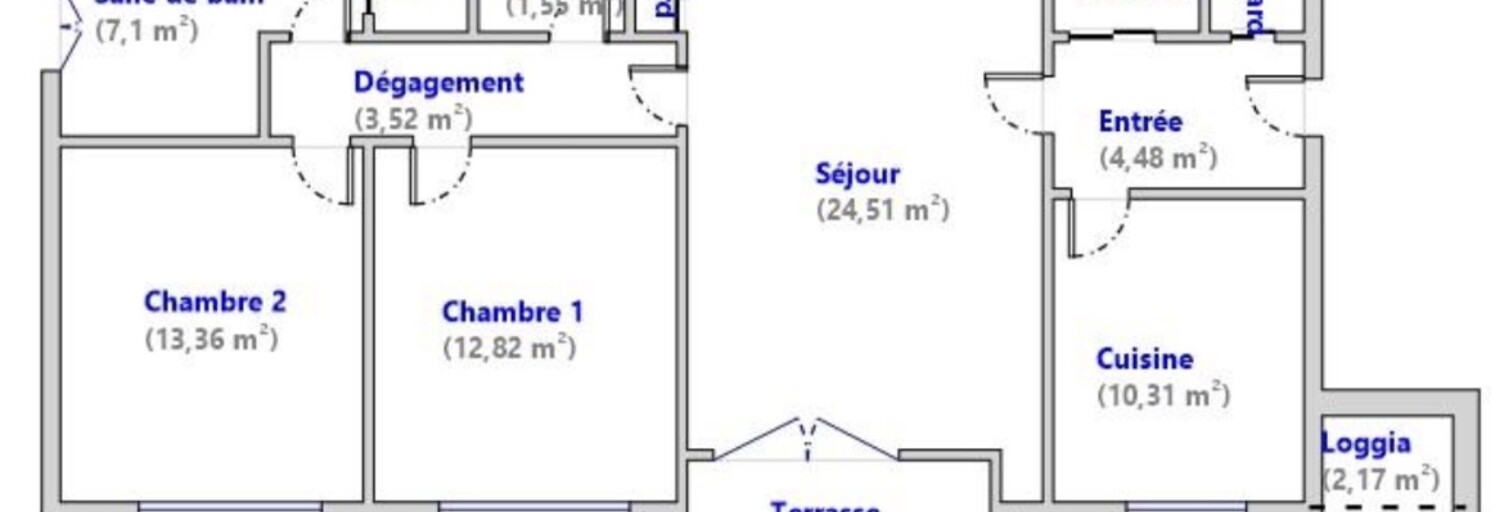 Appartement 3 Pièces 77 m² à vendre à Pau (64000)