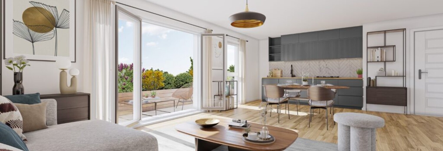 Appartement neuf T2, T3, T4 Pièce 40 à 75 m² à vendre à Meaux (77100)