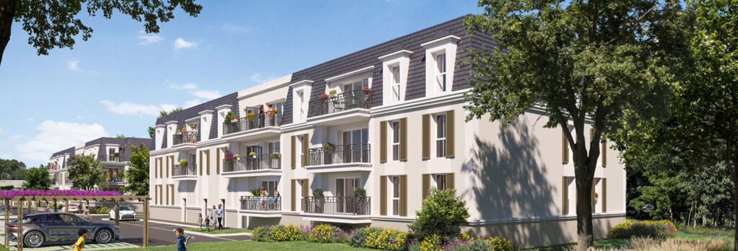 Appartement neuf T2, T3, T4 Pièce 46 à 76 m² à vendre à Meaux (77100)