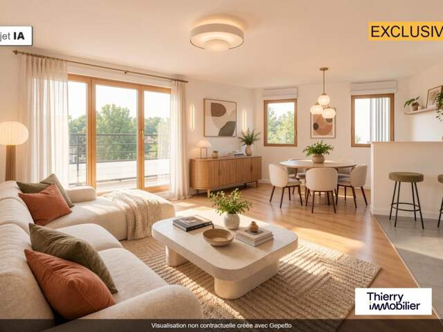 T3 lumineux avec deux balcons et parking proche Erdre — photo du bien