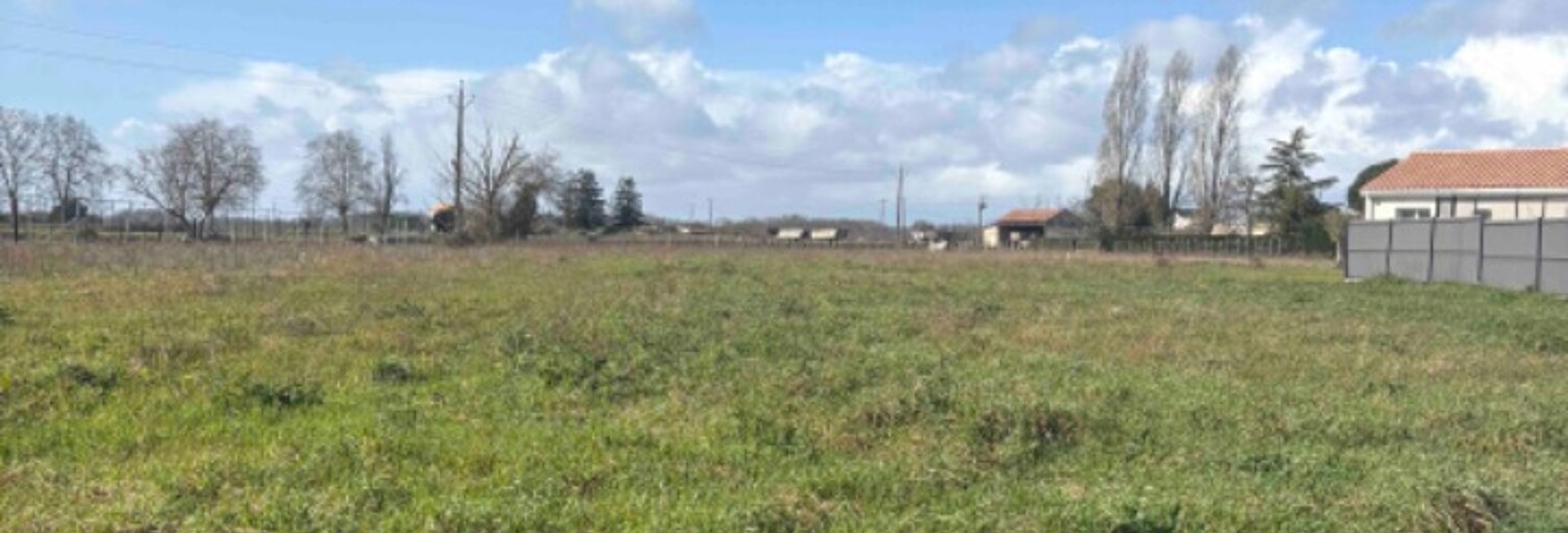 Terrain  1000 m² à vendre à Coutras (33230)