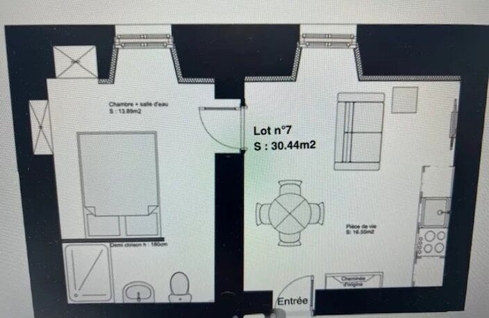 AUCH, T2 de 30,44 m2 Hypercentre — photo 3