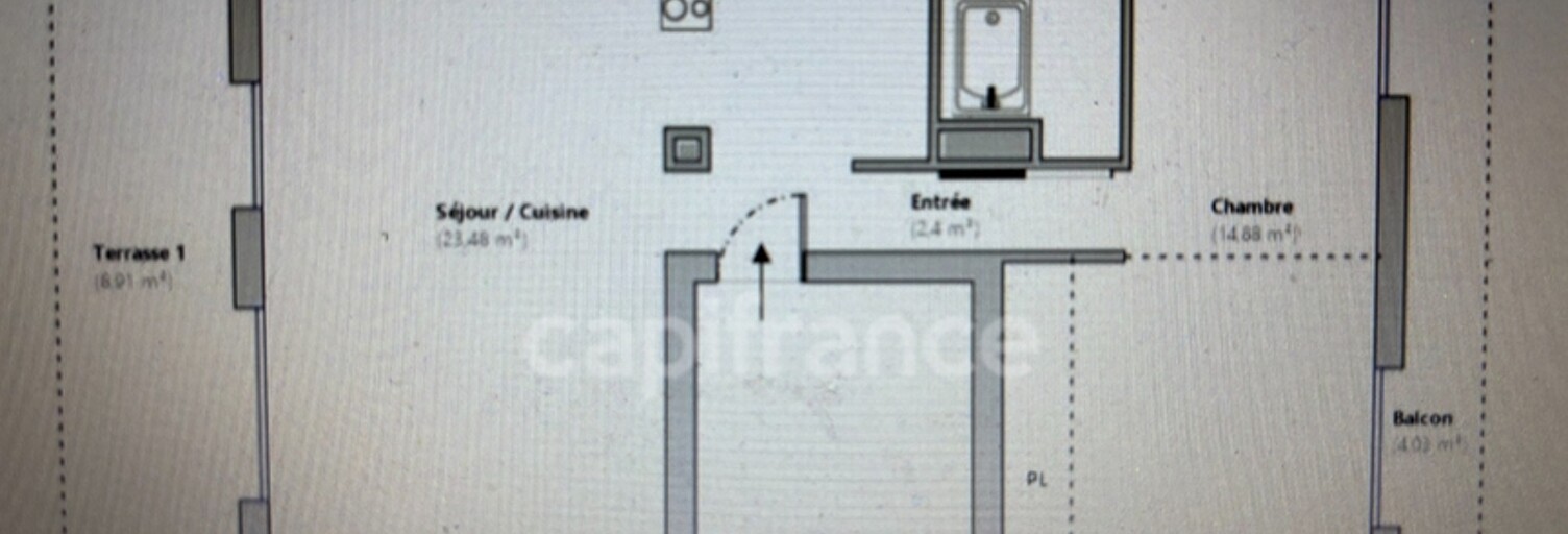 Appartement 2 Pièces 44 m² à vendre à Cannes (06400)