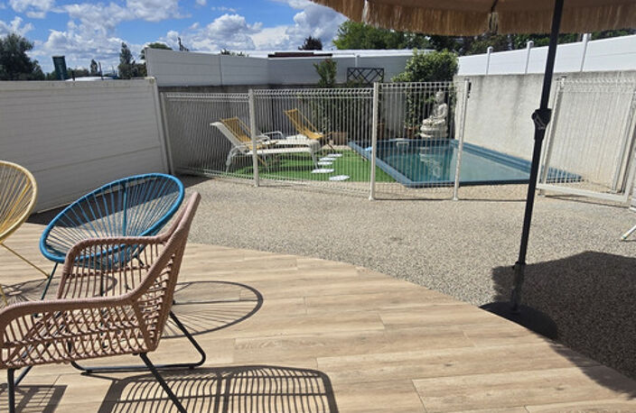 Exclusivité, Maison à vendre 4 pièces CERS (34) jardin, piscine, parking, 5km des plages — photo 4