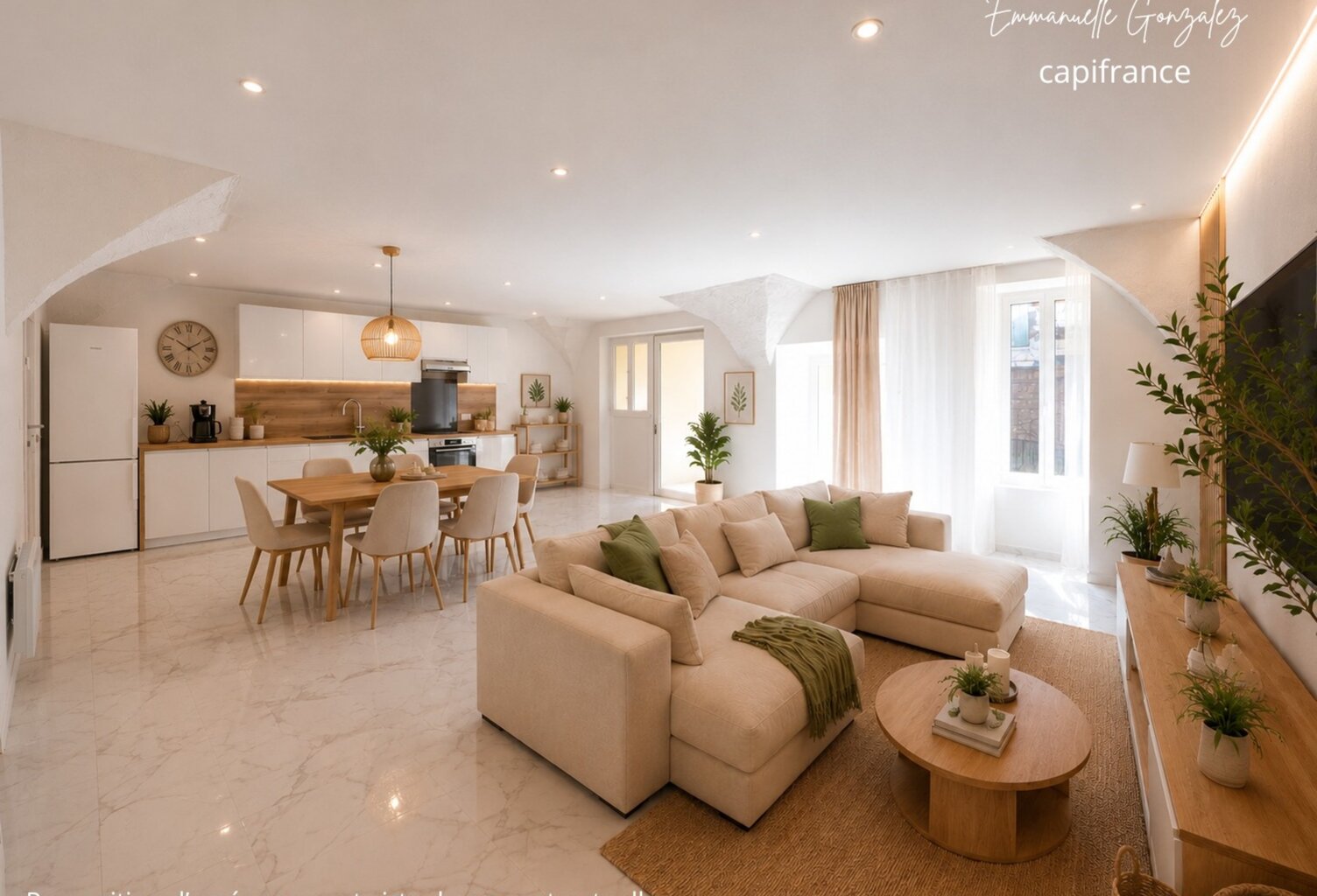 Maison de caractère entièrement rénovée 200m² avec 5 chambres ROUJAN (34) — photo 1