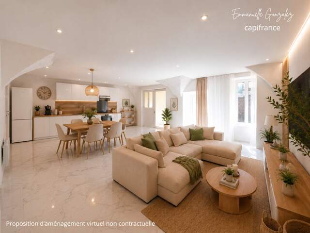 Maison de caractère entièrement rénovée 200m² avec 5 chambres ROUJAN (34) — photo du bien