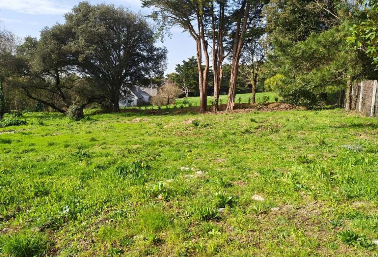 Terrain viabilisé avec permis, 1243m2, Guérande — photo 1