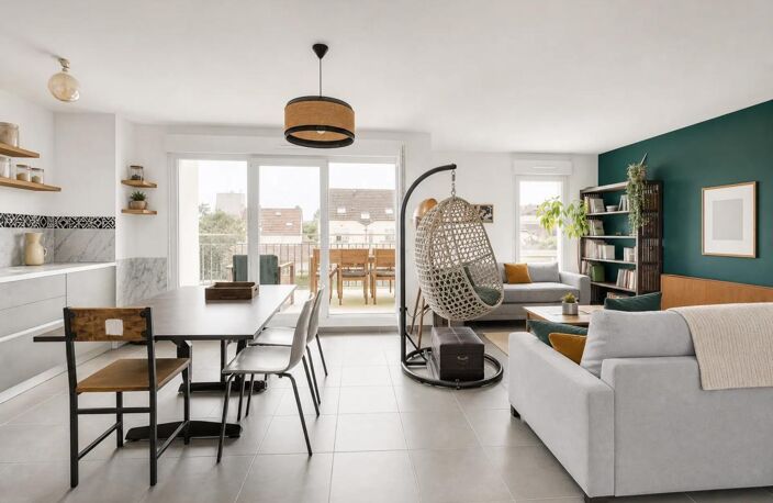 Appartement moderne 3 pièces avec terrasse — photo 5