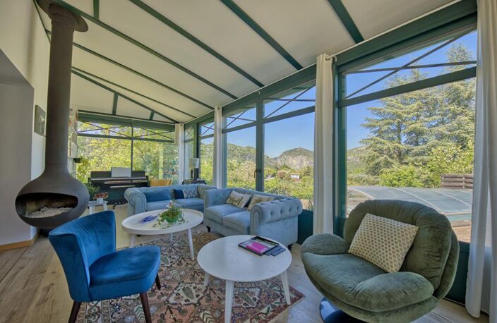 Superbe villa  de plain pied  avec piscine et mazet indépendant sur les hauteurs avec vue exceptionnelle — photo 5