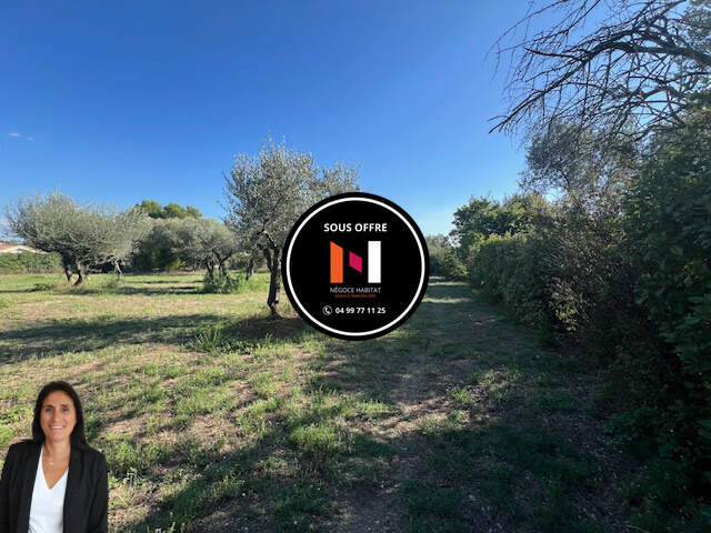 BAISSE DE PRIX SOMMIERES - LES MAUVALATS - TERRAIN A BATIR D — photo du bien