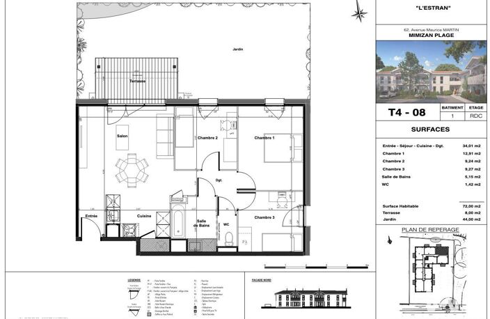 Vente Appartement 4 pièces — photo 4
