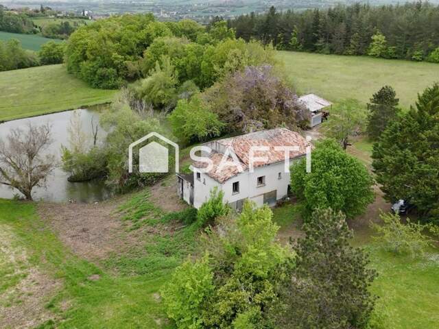 Vends Enclos de 6,4 hectares avec maison à rénover et dépendance à 4 minutes du centre de Nérac (47) — photo du bien