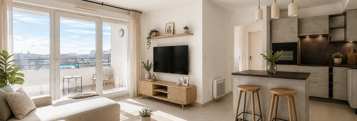 Appartement 3 Pièces 56 m² à vendre à Marseille 8 (13008)