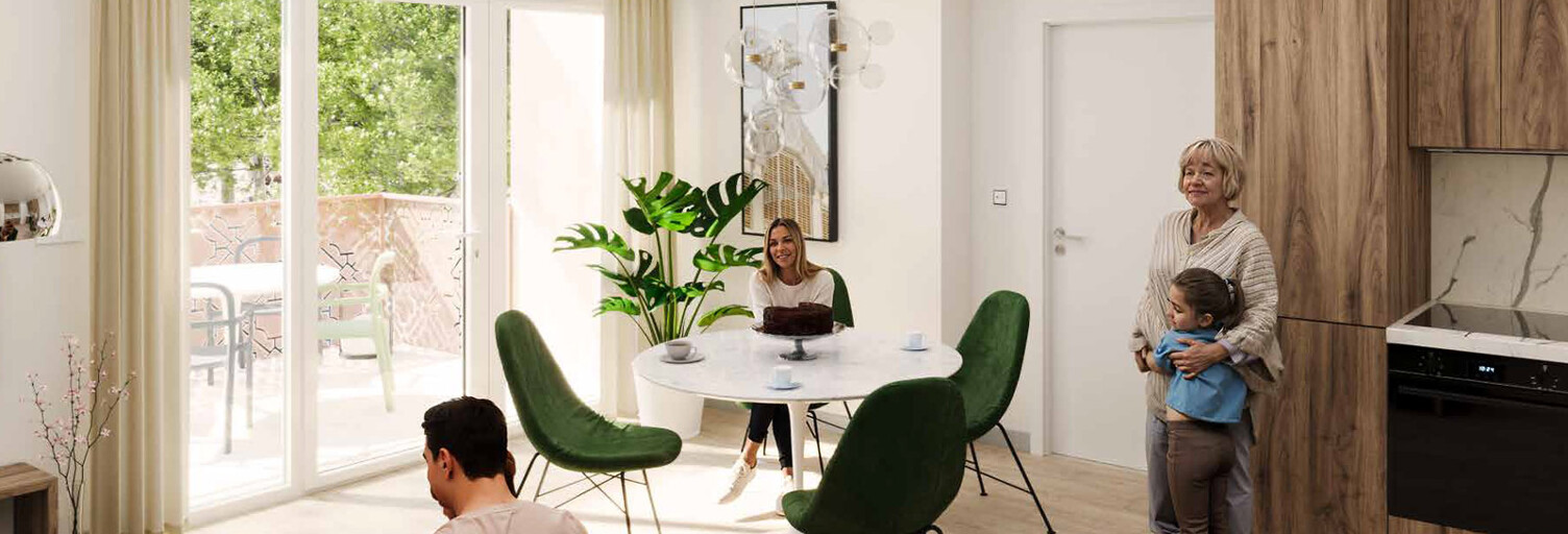 Appartement neuf T2, T3, T4 Pièce 40 à 75 m² à vendre à Cers (34420)