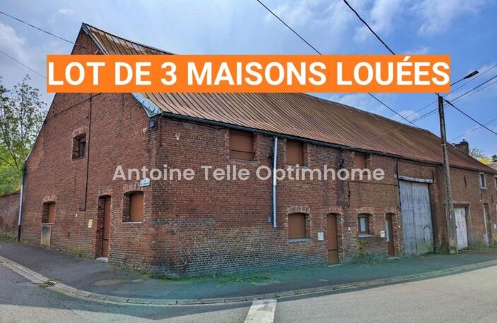 Le Cateau - Opportunité d'investissement locatif - rentabilité immédiate : Ensemble de 3 maisons louées — photo 2