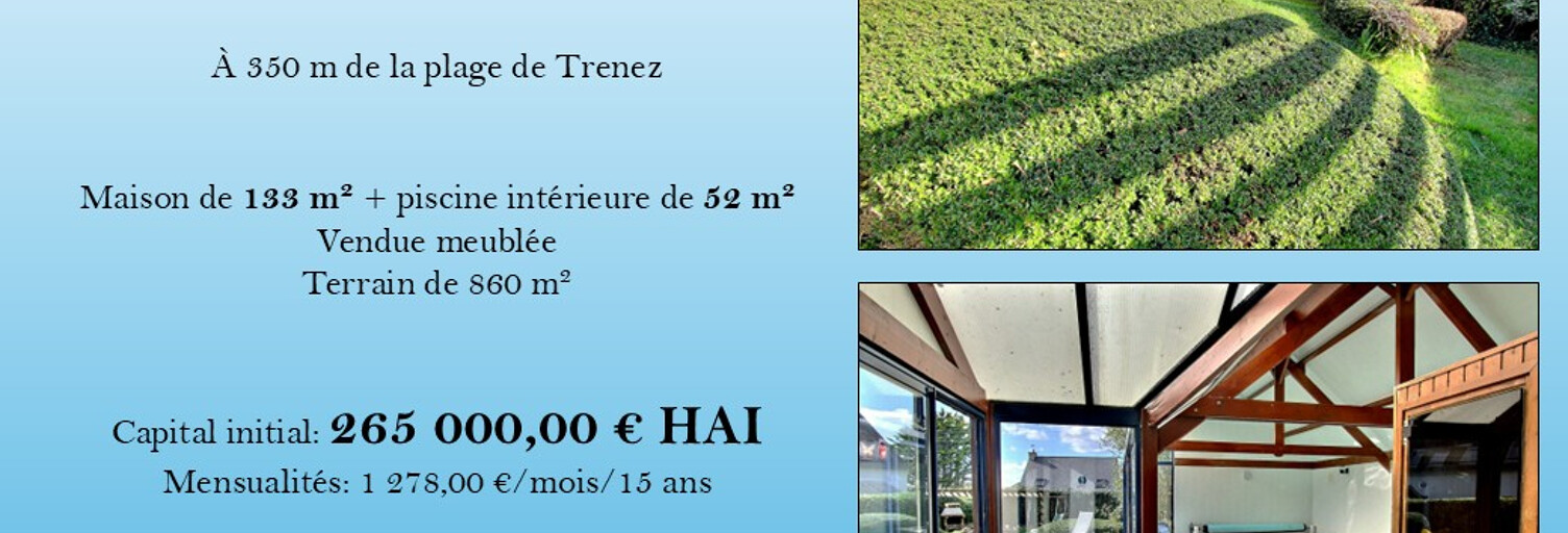 Maison 8 Pièces 185 m² à vendre à Moëlan-sur-Mer (29350)
