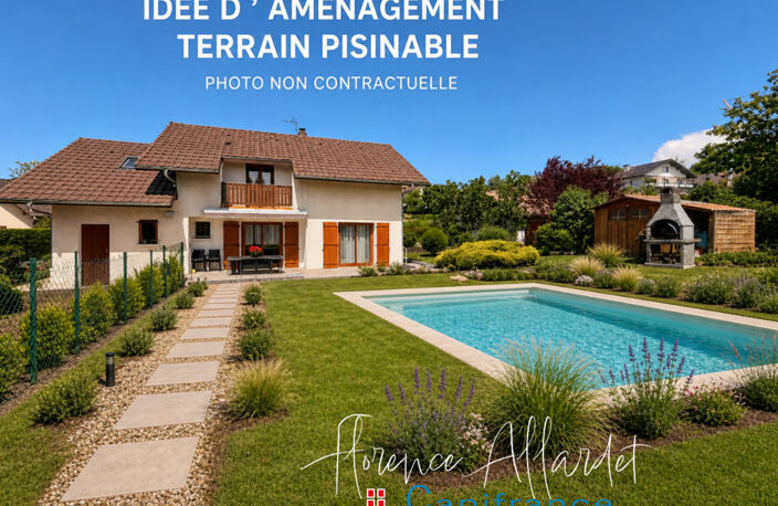 AIX LES BAINS (73)Maison 4 chambres, jardin piscinable et vue sur la Dent du Chat — photo 5